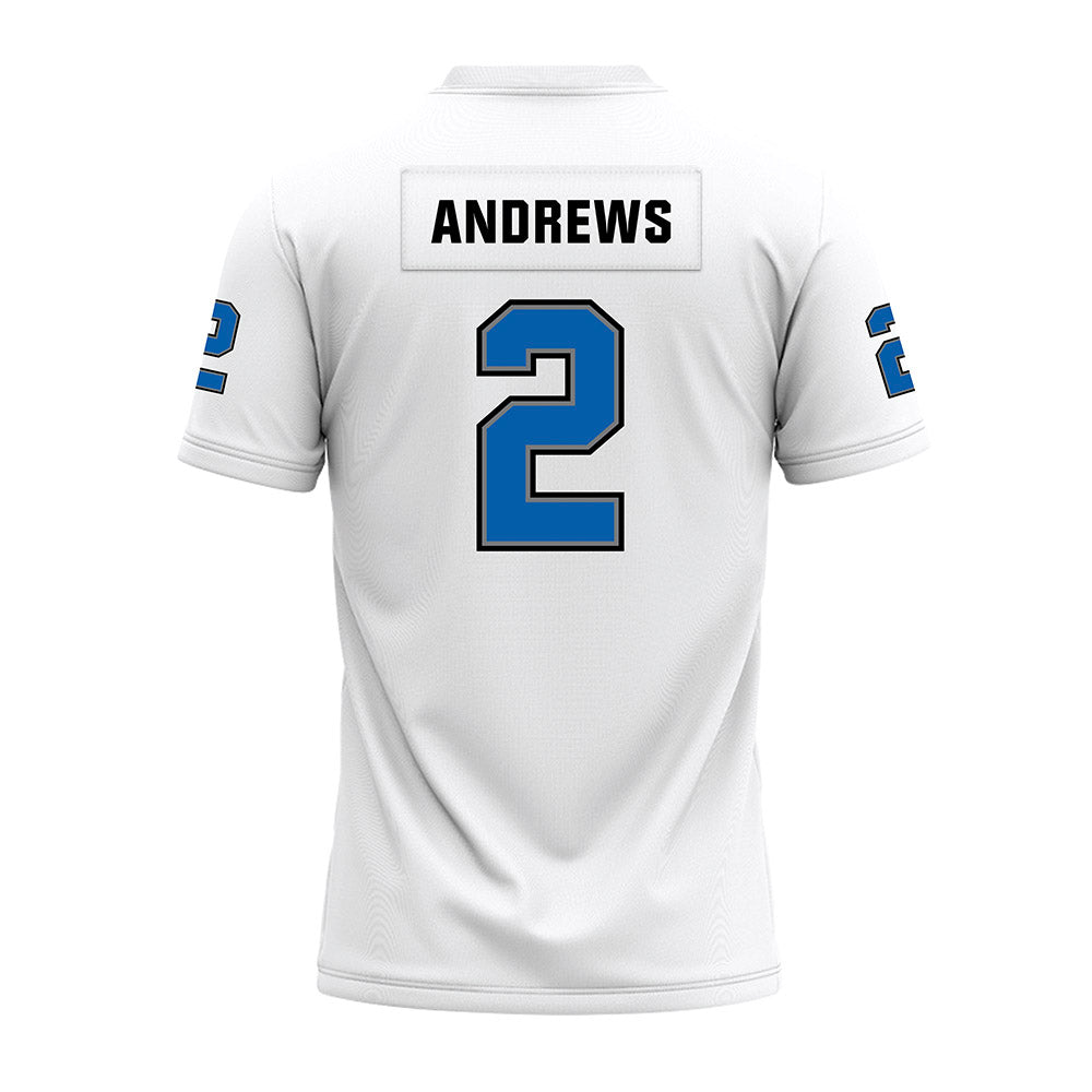 Buffalo - NCAA Football : Jaylen Andrews - White Premium Football Jersey-1