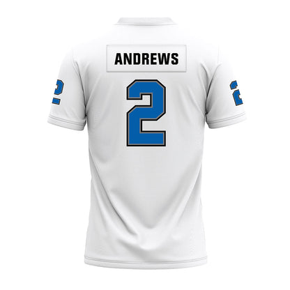 Buffalo - NCAA Football : Jaylen Andrews - White Premium Football Jersey-1
