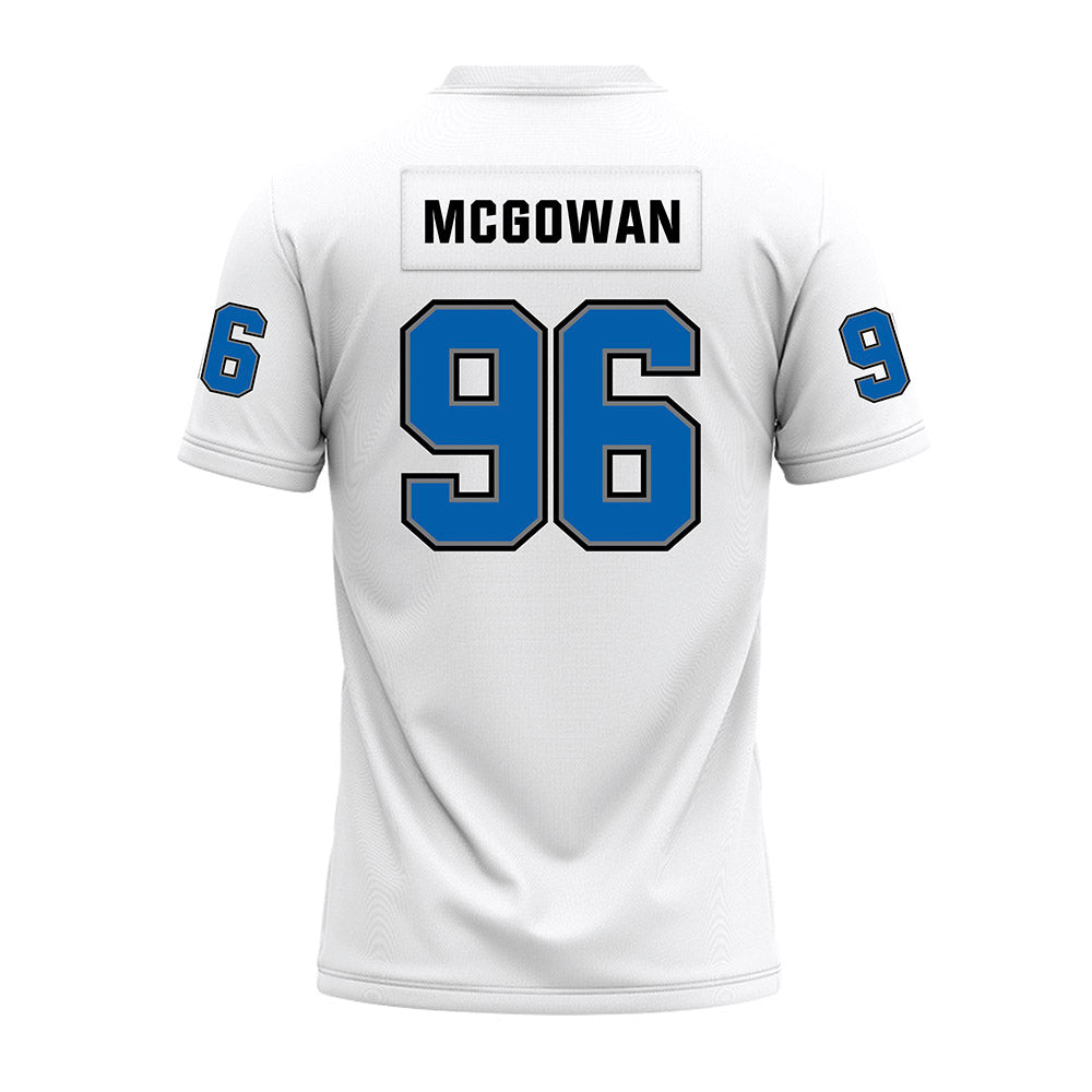 Buffalo - NCAA Football : Zachary Mcgowan - White Premium Football Jersey-1