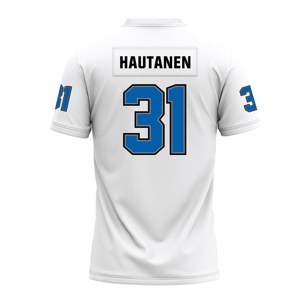 Buffalo - NCAA Football : Oliver Hautanen - White Premium Football Jersey-1