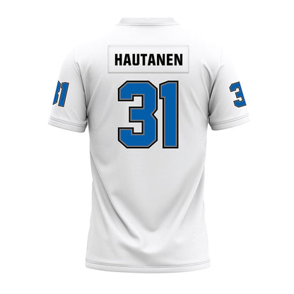Buffalo - NCAA Football : Oliver Hautanen - White Premium Football Jersey-1