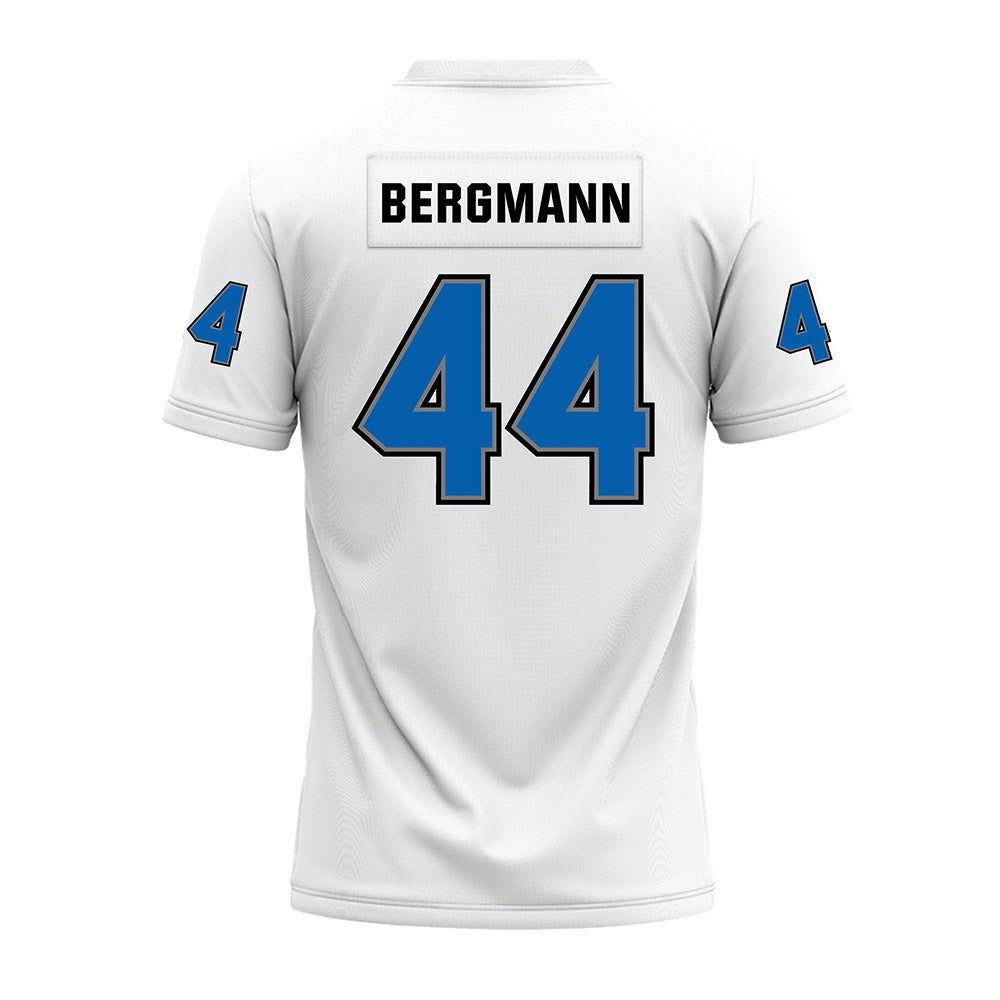 Buffalo - NCAA Football : Zach Bergmann - White Premium Football Jersey-1