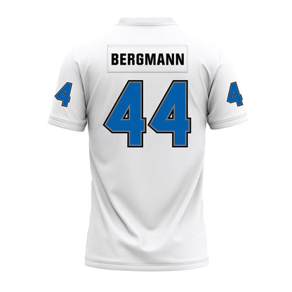 Buffalo - NCAA Football : Zach Bergmann - White Premium Football Jersey-1