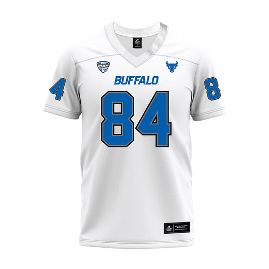 Buffalo - NCAA Football : Tyrell Simmons Jr - White Premium Football Jersey-0