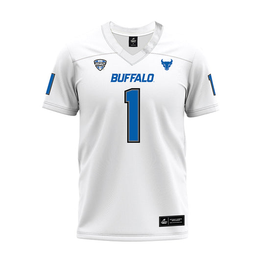 Buffalo - NCAA Football : Phillip Folmar - White Premium Football Jersey-0
