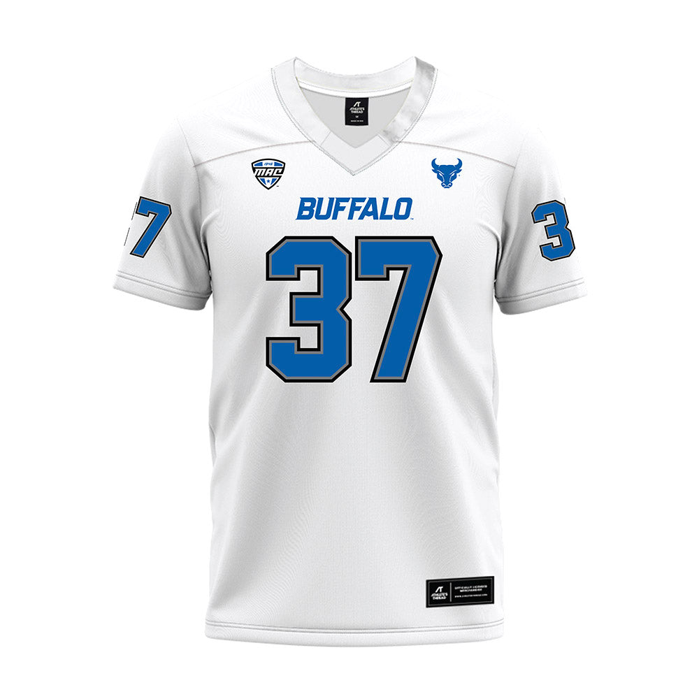 Buffalo - NCAA Football : Jamarcus Jones Jr - White Premium Football Jersey-0