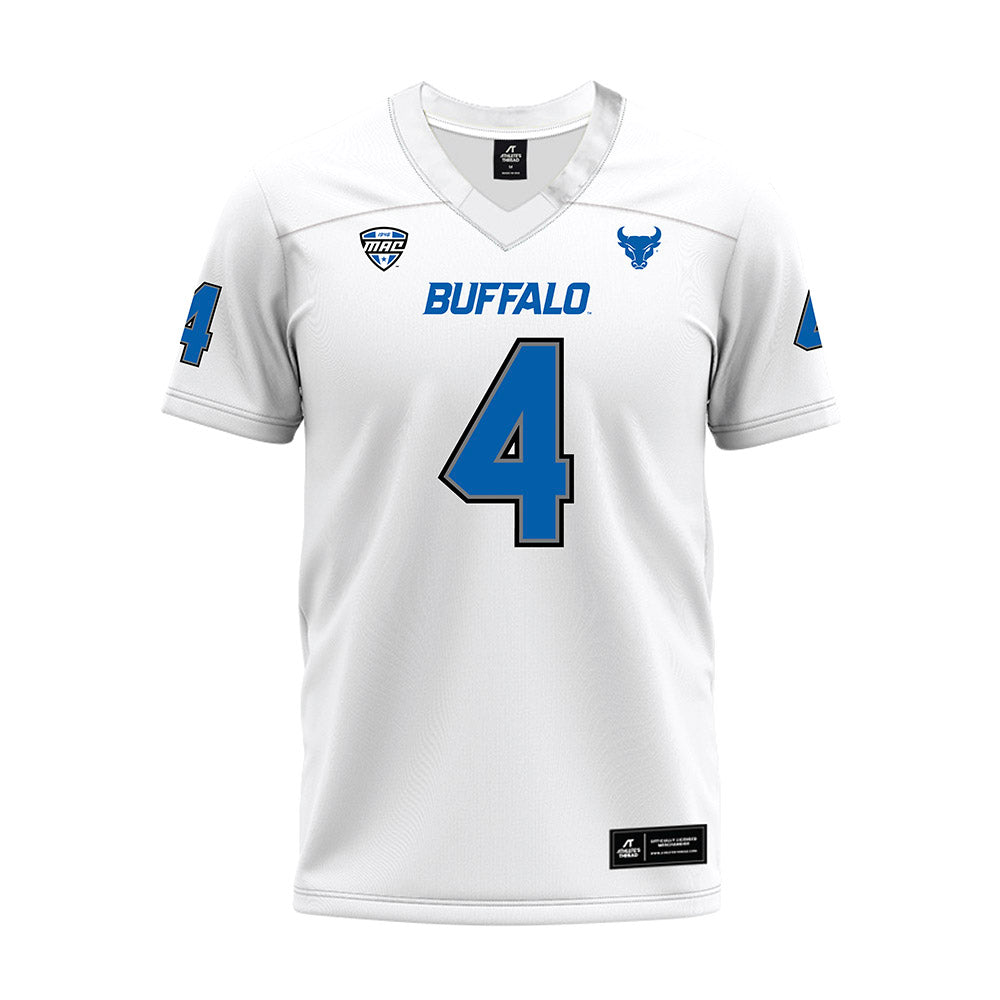 Buffalo - NCAA Football : Ronnell Davis - White Premium Football Jersey-0