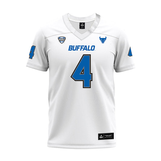 Buffalo - NCAA Football : Ronnell Davis - White Premium Football Jersey-0