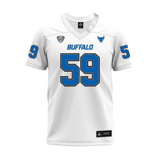 Buffalo - NCAA Football : Royce Rogers - White Premium Football Jersey-0
