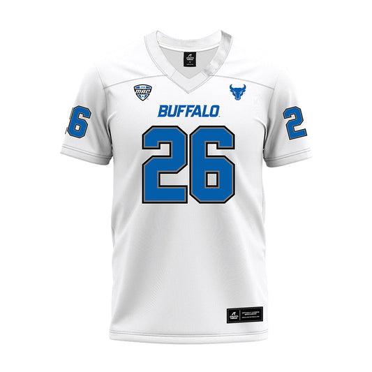 Buffalo - NCAA Football : Chase Enlow - White Premium Football Jersey-0