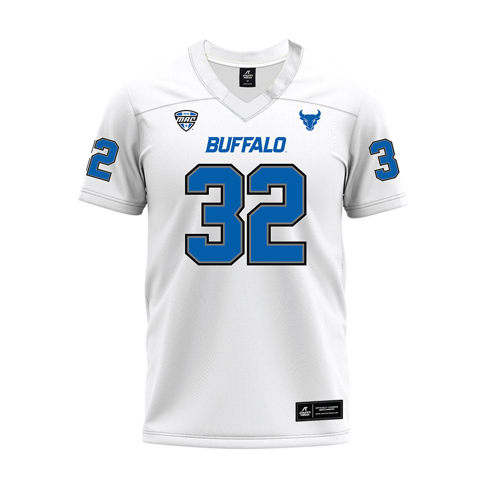 Buffalo - NCAA Football : Donovan Rodriguez - White Premium Football Jersey-0