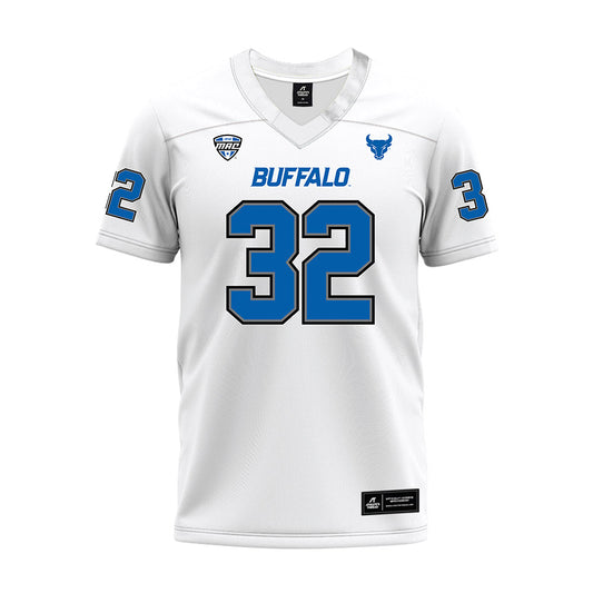 Buffalo - NCAA Football : Donovan Rodriguez - White Premium Football Jersey-0
