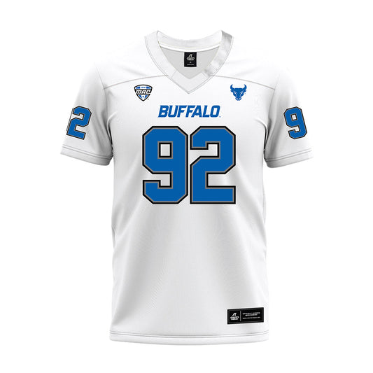 Buffalo - NCAA Football : Luke Yau Gayle - White Premium Football Jersey