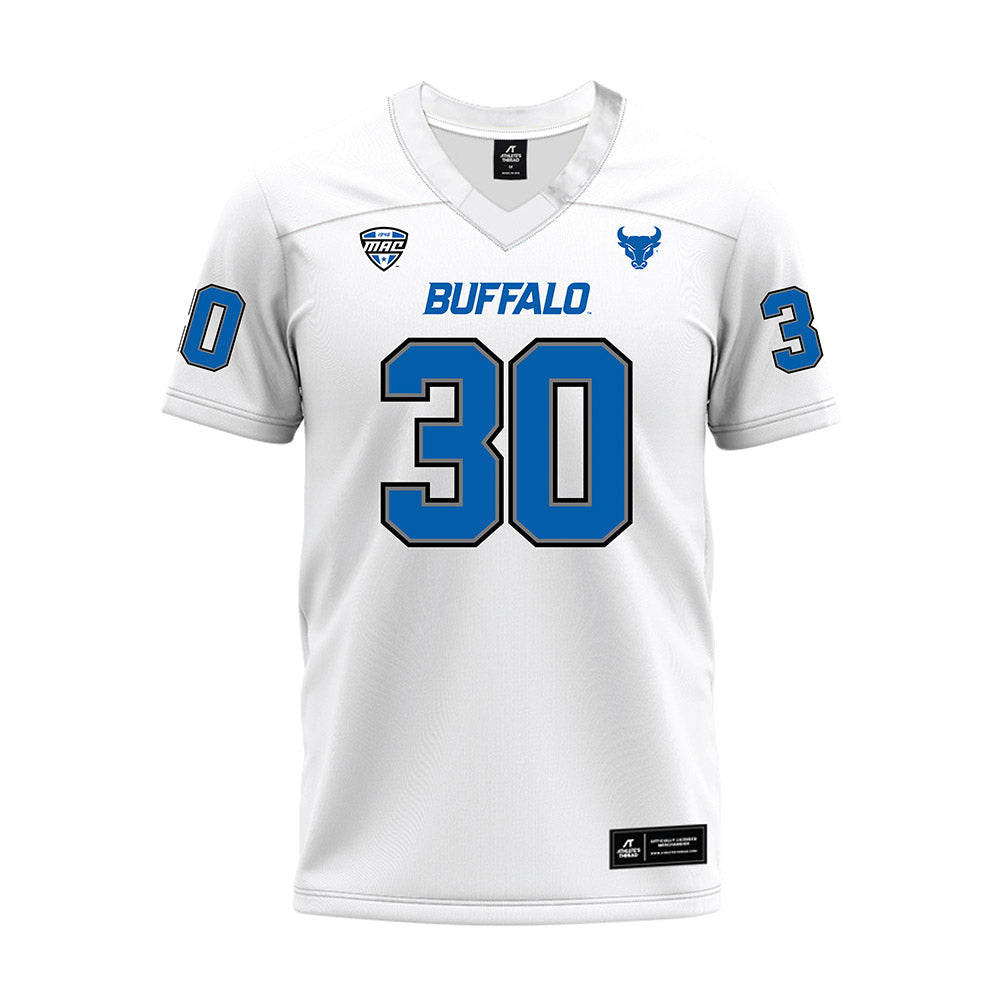 Buffalo - NCAA Football : Jacari Bennett - White Premium Football Jersey-0