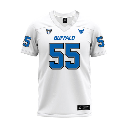Buffalo - NCAA Football : Mason Nickel - White Premium Football Jersey-0