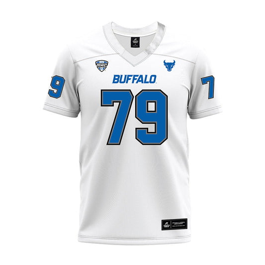 Buffalo - NCAA Football : Cameron Davis - White Premium Football Jersey-0