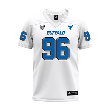 Buffalo - NCAA Football : Zachary Mcgowan - White Premium Football Jersey-0