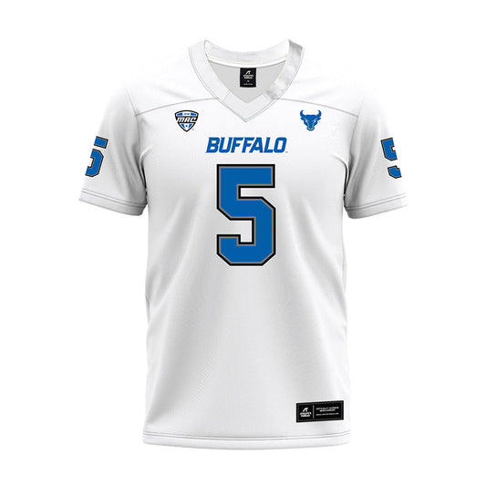 Buffalo - NCAA Football : Clinton Walker - White Premium Football Jersey-0