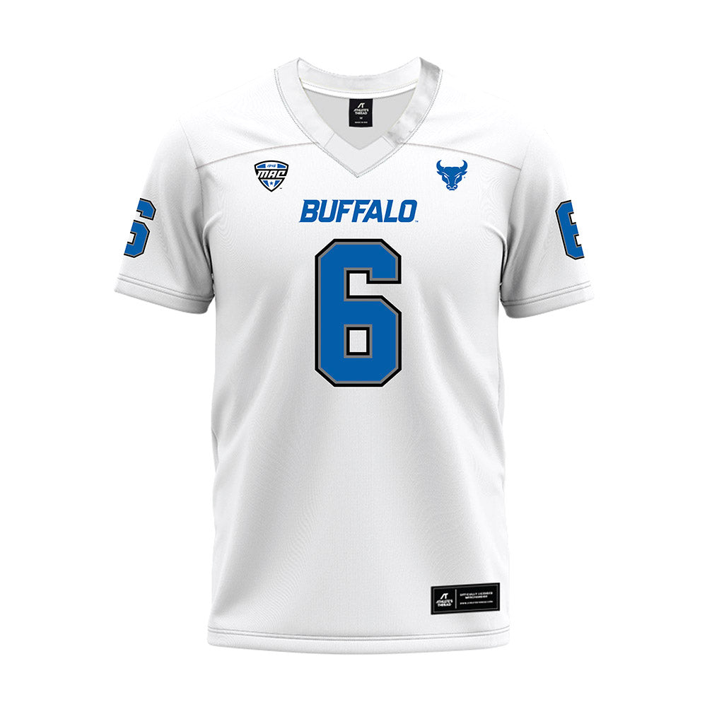 Buffalo - NCAA Football : Chancelor Morrow - White Premium Football Jersey-0
