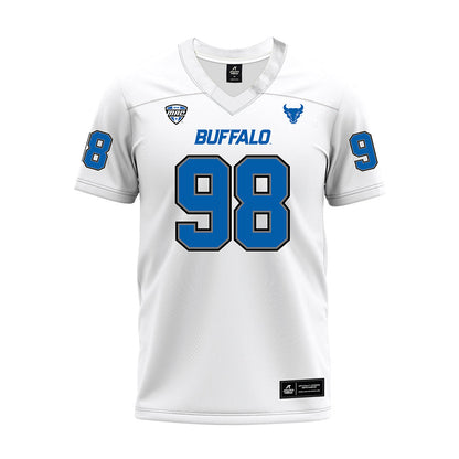 Buffalo - NCAA Football : Mason Naple - White Premium Football Jersey-0