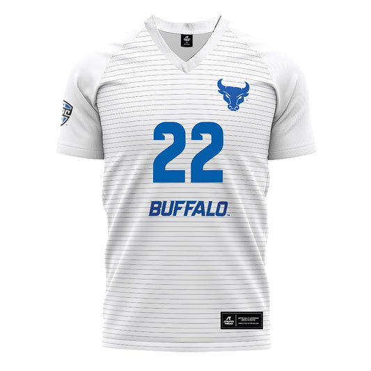Buffalo - NCAA Women's Soccer : Eva Blatz - White Soccer Jersey