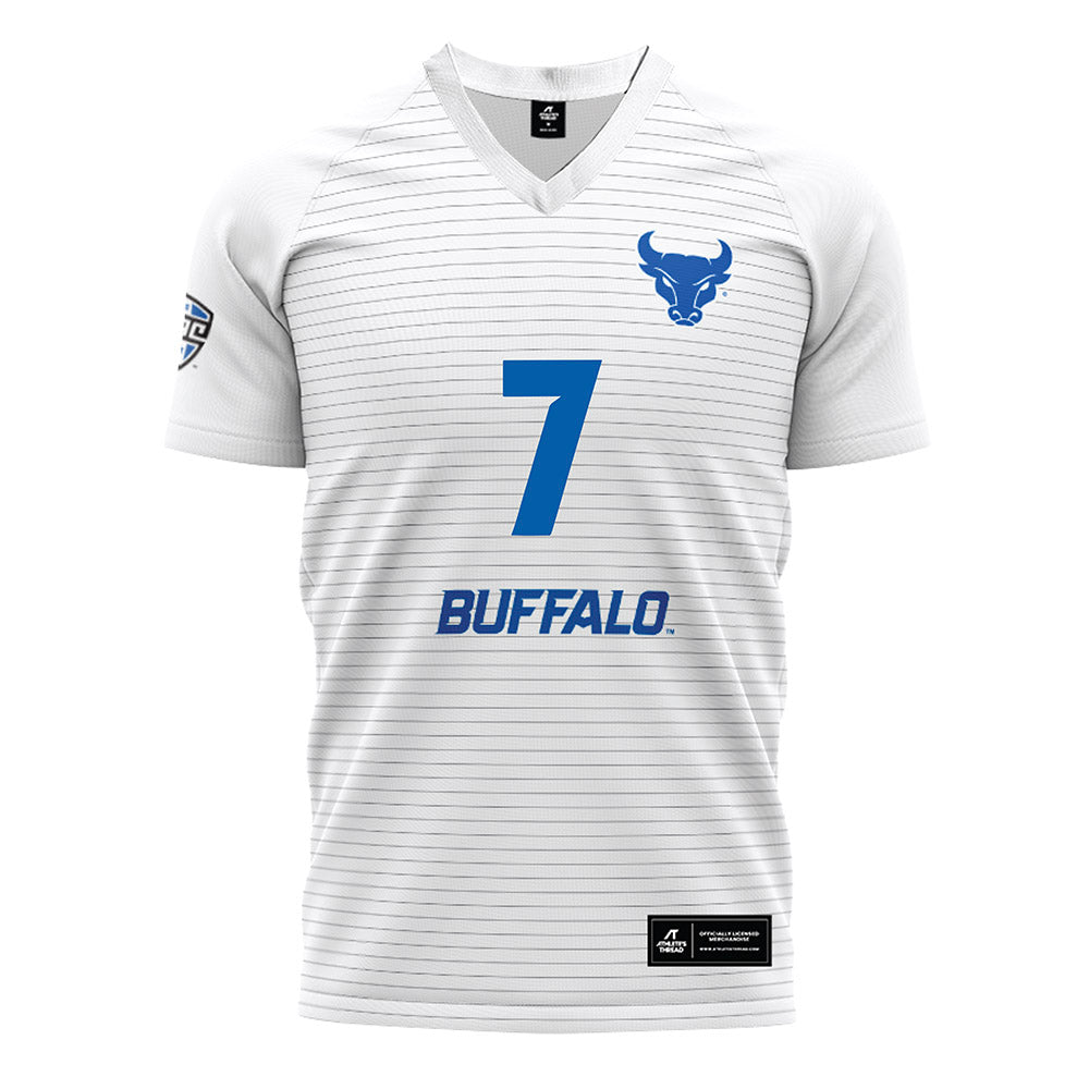 Buffalo - NCAA Women's Soccer : Jayda Schoburgh - White Soccer Jersey-0