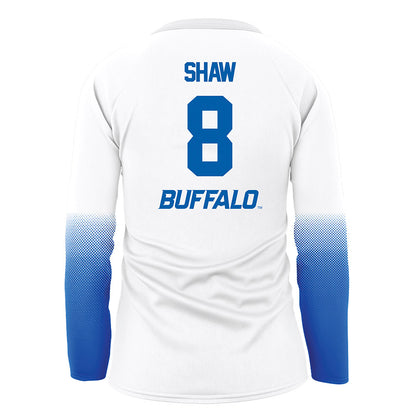 Buffalo - NCAA Women's Volleyball : Tehya Shaw - White Volleyball Jersey-1