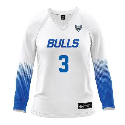 Buffalo - NCAA Women's Volleyball : Sydney Bell - White Volleyball Jersey-0