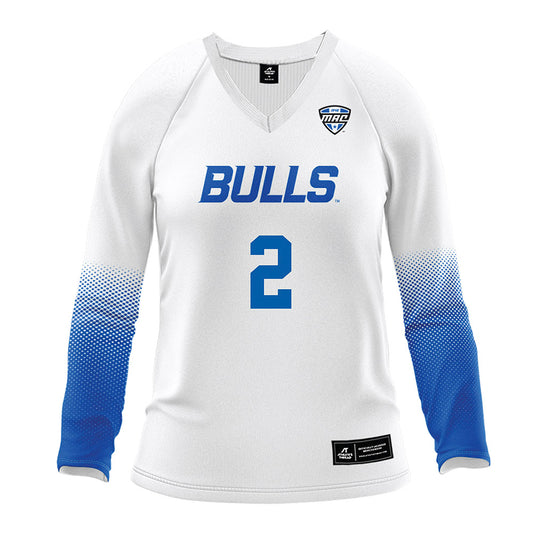 Buffalo - NCAA Women's Volleyball : Madilynn Mitchell - White Volleyball Jersey-0