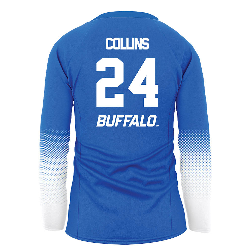 Buffalo - NCAA Women's Volleyball : Reese Collins - Blue Volleyball Jersey