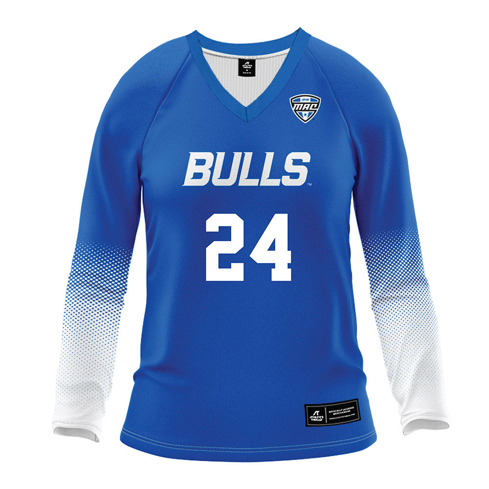 Buffalo - NCAA Women's Volleyball : Reese Collins - Blue Volleyball Jersey