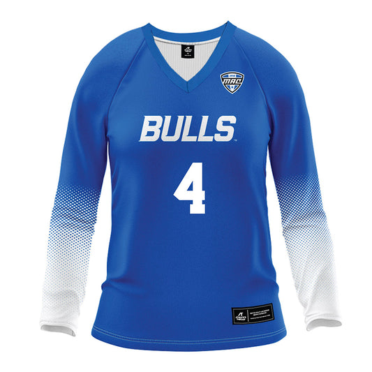 Buffalo - NCAA Women's Volleyball : Hailey Campagna - Blue Volleyball Jersey-0