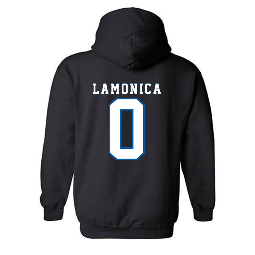 Buffalo - NCAA Women's Basketball : Ava LaMonica - Classic Shersey Hooded Sweatshirt-1