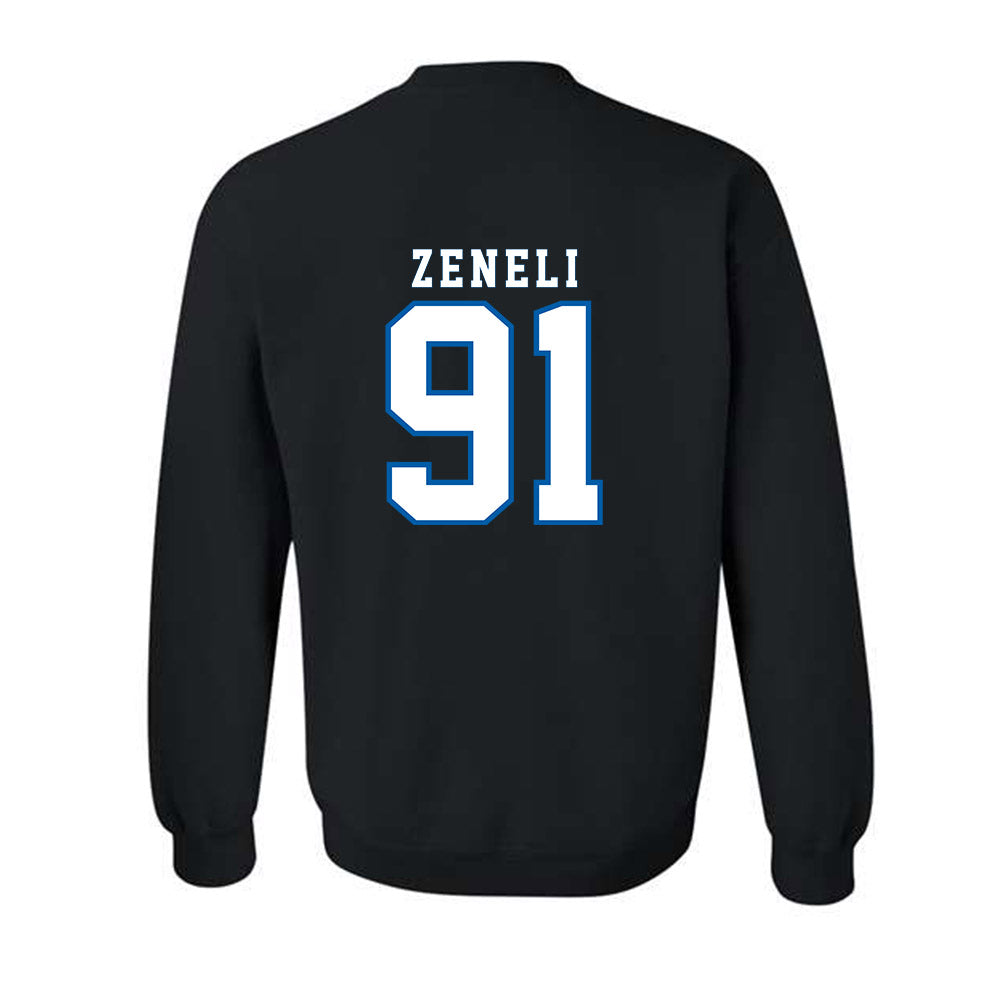 Buffalo - NCAA Football : Henri Zeneli - Classic Shersey Crewneck Sweatshirt-1