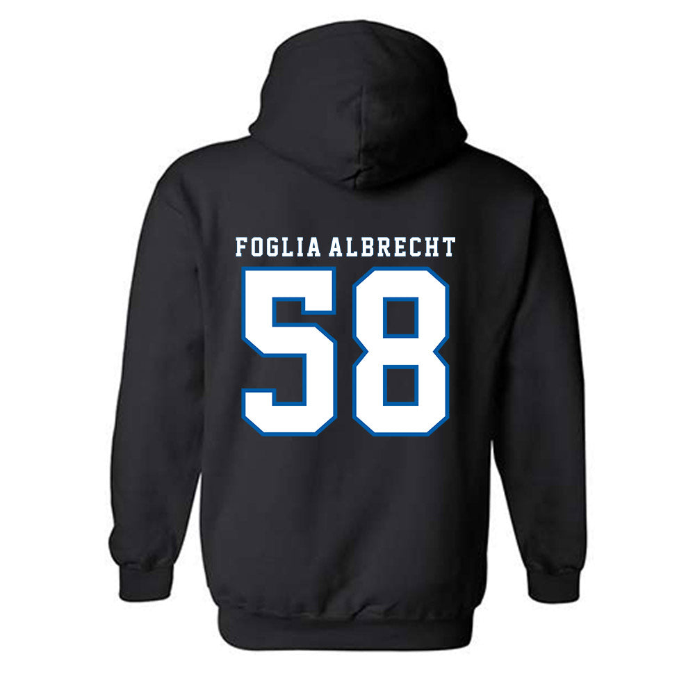 Buffalo - NCAA Football : Ben Foglia-Albrecht - Classic Shersey Hooded Sweatshirt-1
