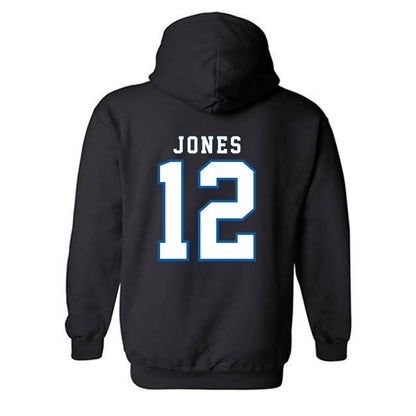 Buffalo - NCAA Men's Basketball : KJ Jones - Classic Shersey Hooded Sweatshirt-1