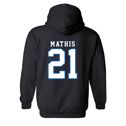 Buffalo - NCAA Football : Devare Mathis - Classic Shersey Hooded Sweatshirt-1