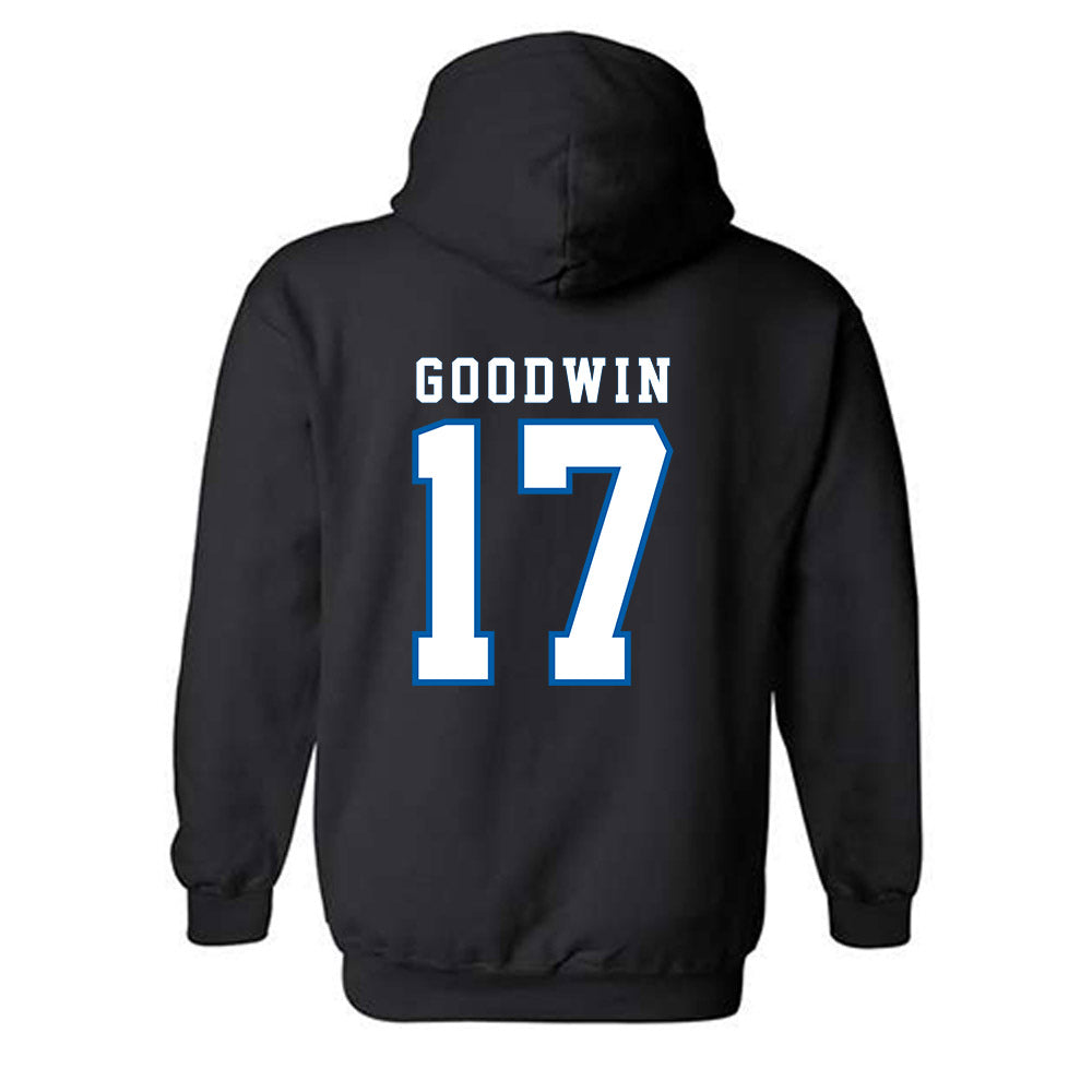 Buffalo - NCAA Football : Logan Goodwin - Classic Shersey Hooded Sweatshirt-1