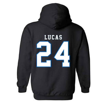 Buffalo - NCAA Women's Basketball : Meg Lucas - Classic Shersey Hooded Sweatshirt-1