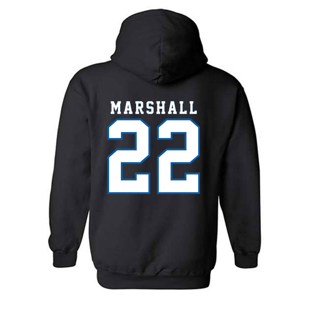 Buffalo - NCAA Women's Basketball : Jadeah Marshall - Classic Shersey Hooded Sweatshirt-1