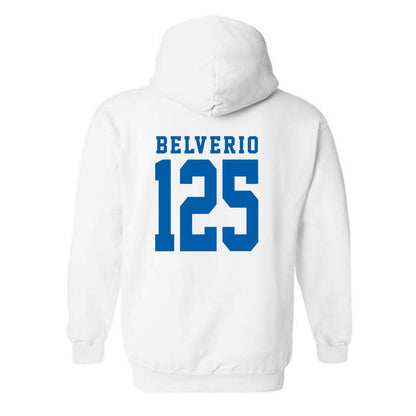 Buffalo - NCAA Wrestling : Zachary Belverio - Classic Shersey Hooded Sweatshirt-2
