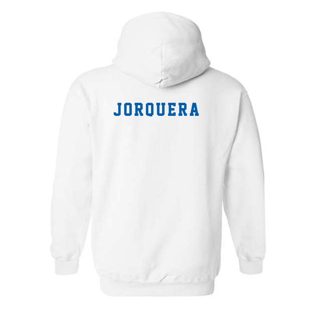 Buffalo - NCAA Men's Tennis : Emiliano Jorquera - Classic Shersey Hooded Sweatshirt-1