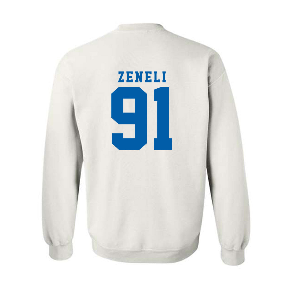 Buffalo - NCAA Football : Henri Zeneli - Classic Shersey Crewneck Sweatshirt-1