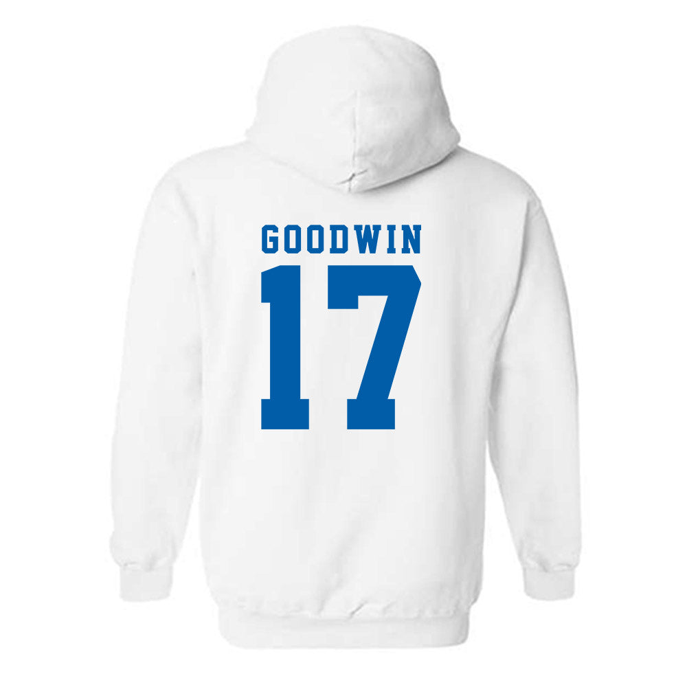 Buffalo - NCAA Football : Logan Goodwin - Classic Shersey Hooded Sweatshirt-1