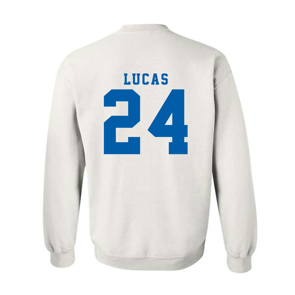 Buffalo - NCAA Women's Basketball : Meg Lucas - Classic Shersey Crewneck Sweatshirt-1