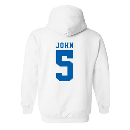 Buffalo - NCAA Men's Basketball : Shay John - Classic Shersey Hooded Sweatshirt-4