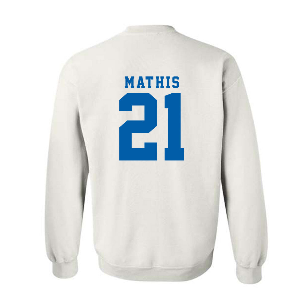 Buffalo - NCAA Football : Devare Mathis - Classic Shersey Crewneck Sweatshirt-1