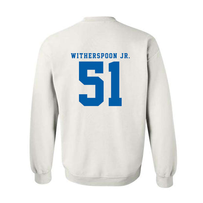 Buffalo - NCAA Football : Anwar Witherspoon Jr. - Classic Shersey Crewneck Sweatshirt-1