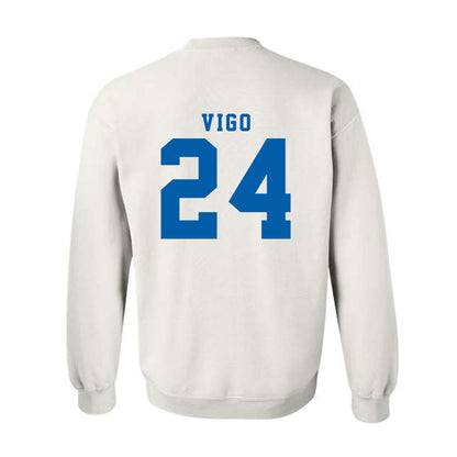 Buffalo - NCAA Men's Basketball : Jahrel Vigo - Classic Shersey Crewneck Sweatshirt-1