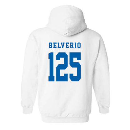 Buffalo - NCAA Wrestling : Zachary Belverio - Classic Shersey Hooded Sweatshirt-1